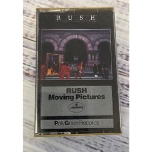 Rush Moving Pictures Cassette Tape 1981 Mercury PolyGram Records